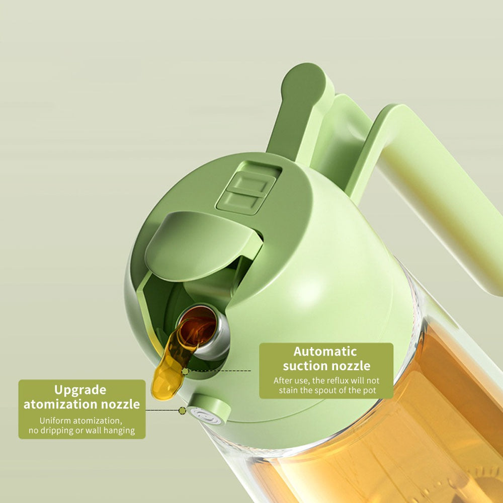 2-in-1 Glass Oil Sprayer & Dispenser Bottle