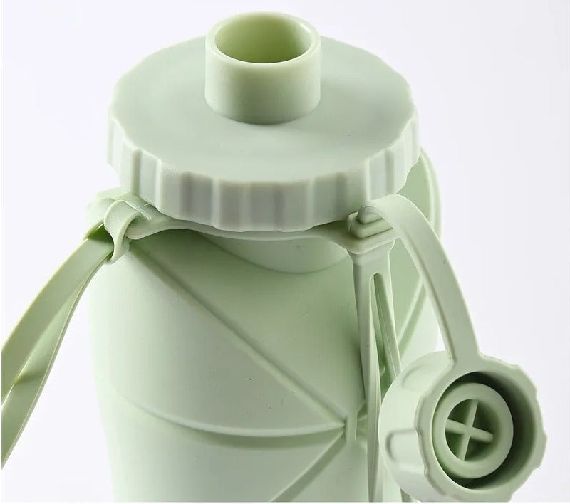 Collapsible Silicone Folding Water Bottle (600 ml)